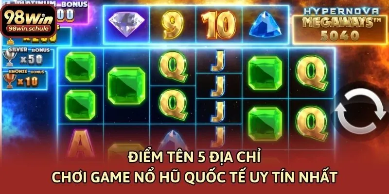 Điểm tên 5 địa chỉ chơi game nổ hũ quốc tế uy tín nhất