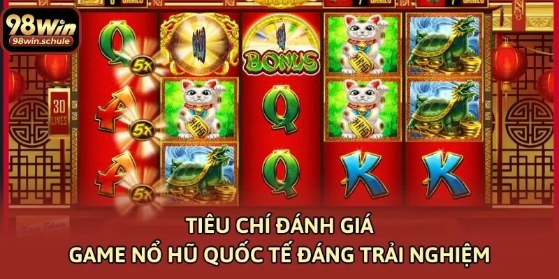 Tiêu chí đánh giá game nổ hũ quốc tế đáng trải nghiệm