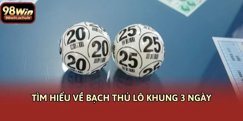 Tìm hiểu về bạch thủ lô khung 3 ngày